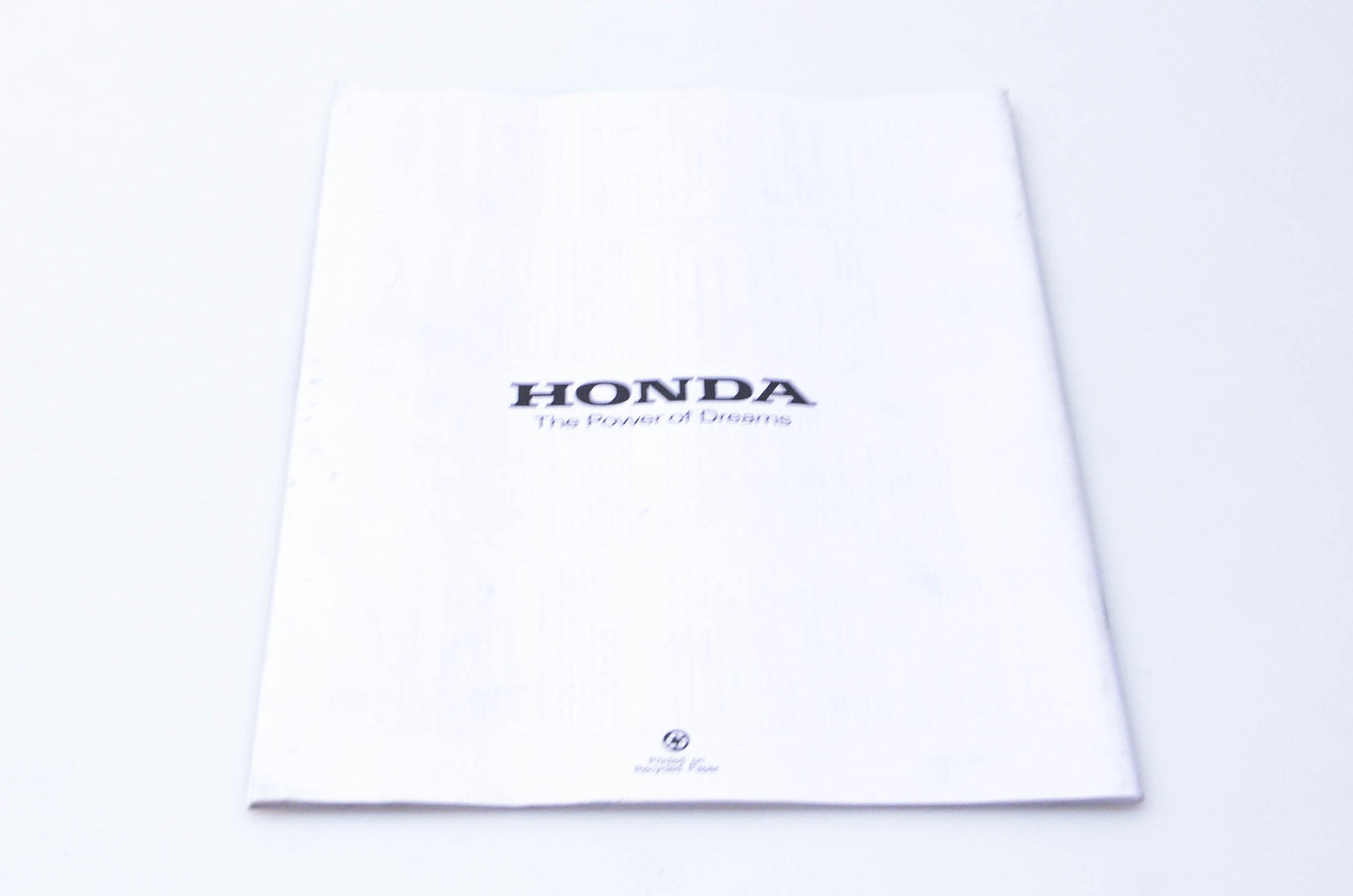 New OEM Honda 31Z8B021 GCV160 GCV190 Owner's Manual NOS
