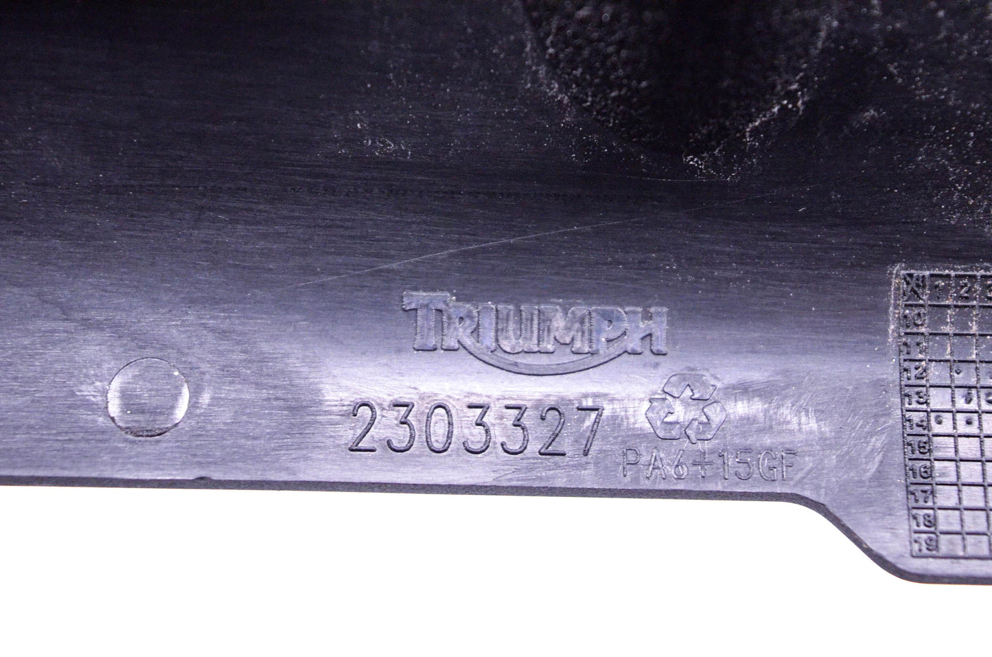 OEM Triumph T2303327 Lefthand Fork Protector