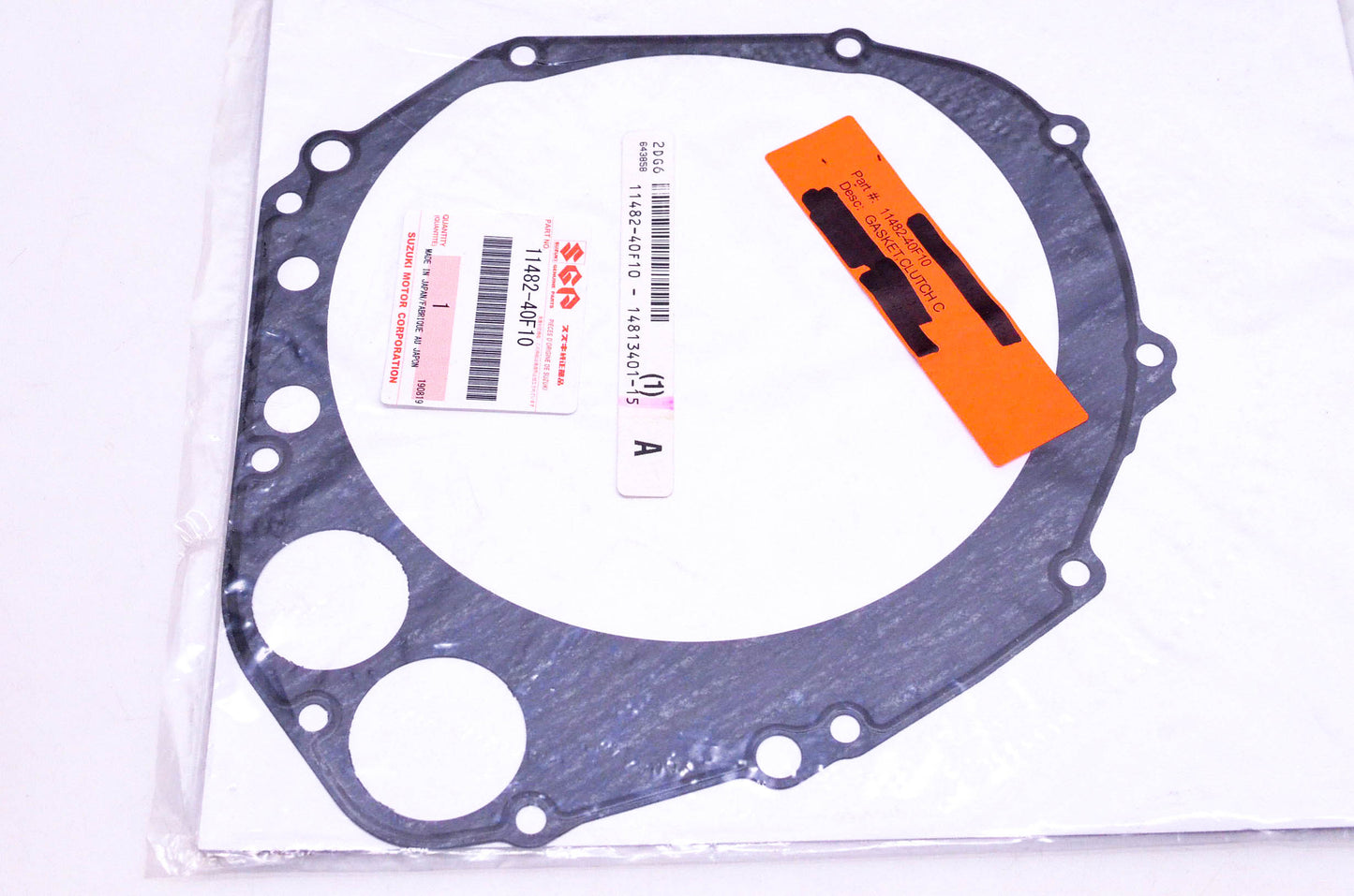 New OEM Suzuki 11482-40F10 Clutch Cover Gasket NOS