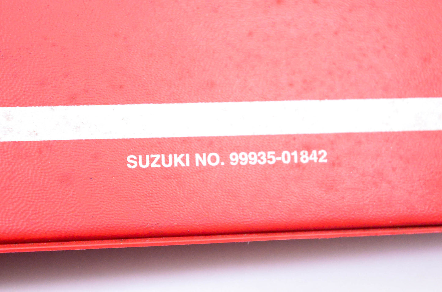 OEM Suzuki 99935-01842 Red 3.5" 3 Hole Binder