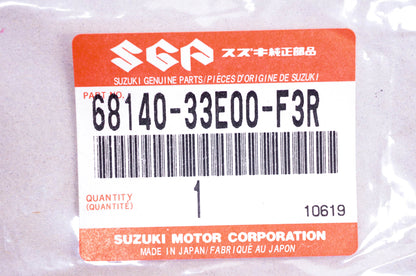 New OEM Suzuki 68140-33E00-F3R Left Frame Cover Decal Tape Kit NOS