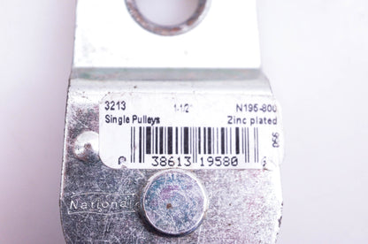 National Hardware 3213, N195-800 420lb Zinc Plated 1-1/2" Single Pulley NOS