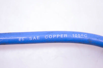 Aftermarket 8' Blue Battery Cable 6 Gauge Copper 105C