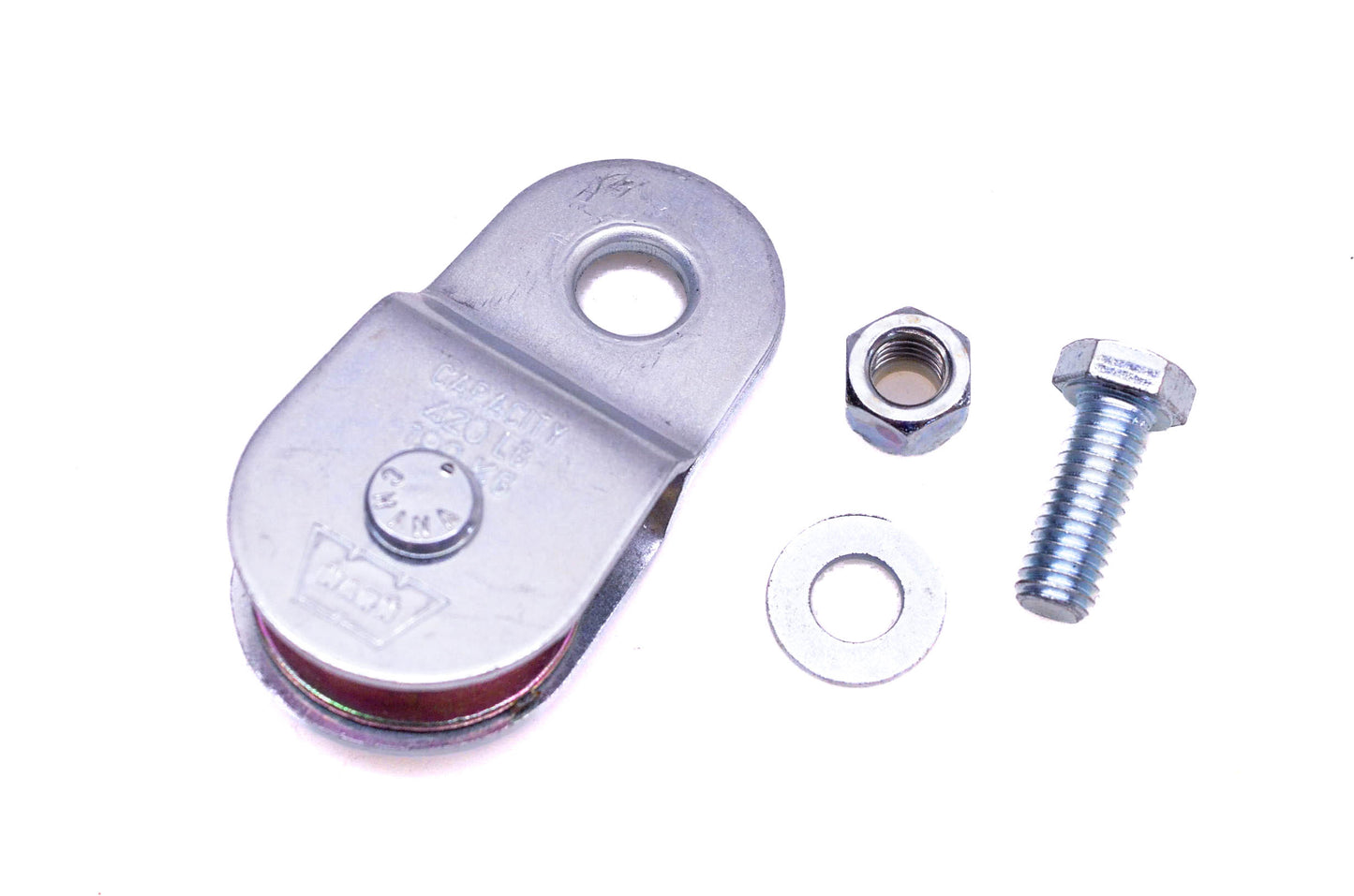Warn 420lb Zinc Plated 1-1/2" Single Pulley Kit NOS