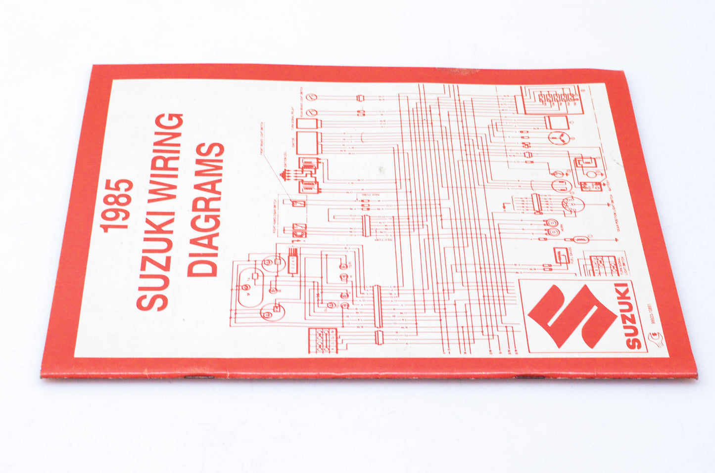 New OEM Suzuki 99923-13851 1985 Suzuki Wiring Diagrams NOS