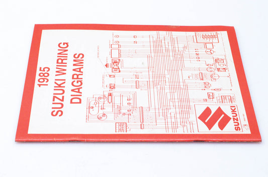 New OEM Suzuki 99923-13851 1985 Suzuki Wiring Diagrams NOS