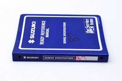 OEM Suzuki 99923-03871 1987 "H" Model Service Manual