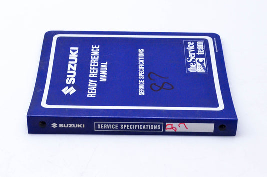 OEM Suzuki 99923-03871 1987 "H" Model Service Manual