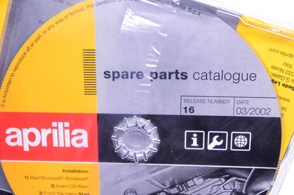Aprilia Spare Parts Catalogue CD-ROM NOS