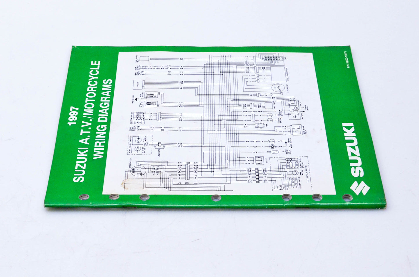 OEM Suzuki 99923-13971 1997 ATV Motorcycle Wiring Diagrams