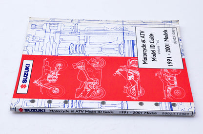 OEM Suzuki 99923-12982 1991-2001 Motorcycle & ATV Model Guide