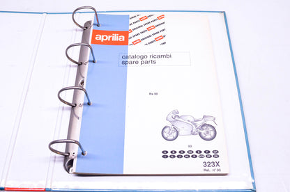 Aprilia 88323X0 RS50 1999 323X Spare Parts Catalogue w/ Binder