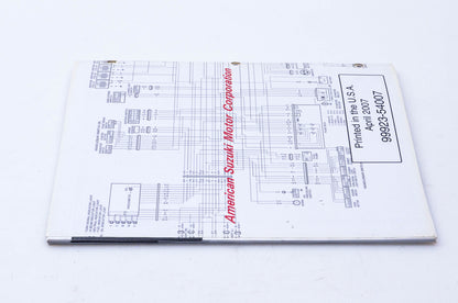 OEM Suzuki 99923-54007 2007 "K7" Wiring Diagram Manual