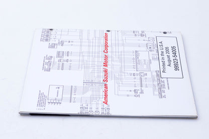 OEM Suzuki 99923-54005 2005 "K5" Wiring Diagram Manual