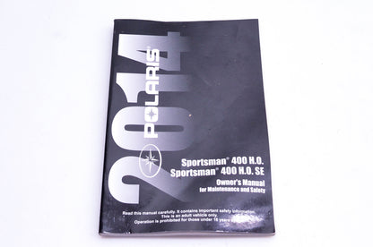New OEM Polaris 9924247 Sportsman 400 H.O./ H.O. SE 2014 Owner's Manual Kit NOS