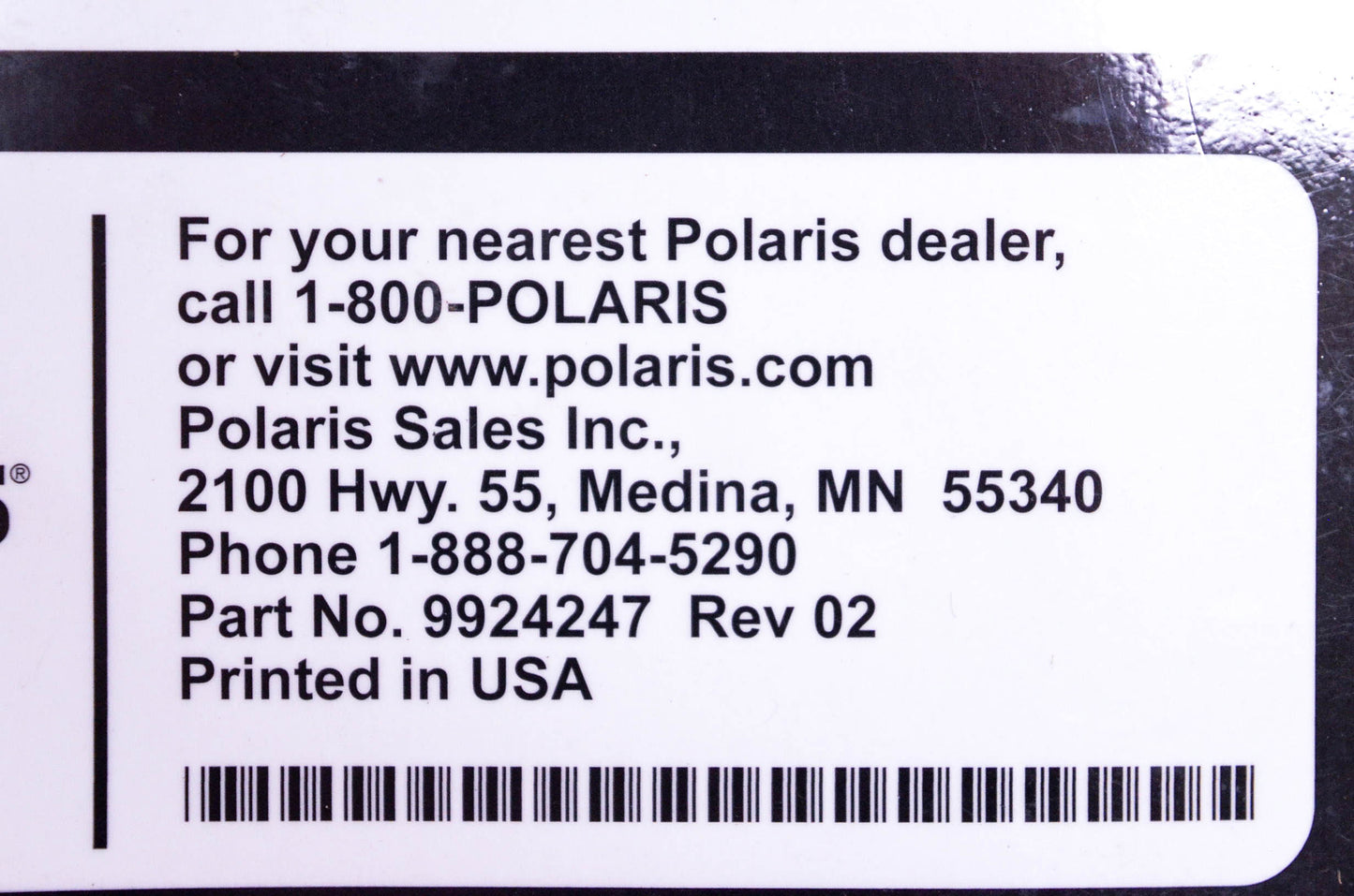 New OEM Polaris 9924247 Sportsman 400 H.O./ H.O. SE 2014 Owner's Manual Kit NOS