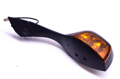 OEM Triumph 001053 Black Left Side Turn Signal Mirror Assembly