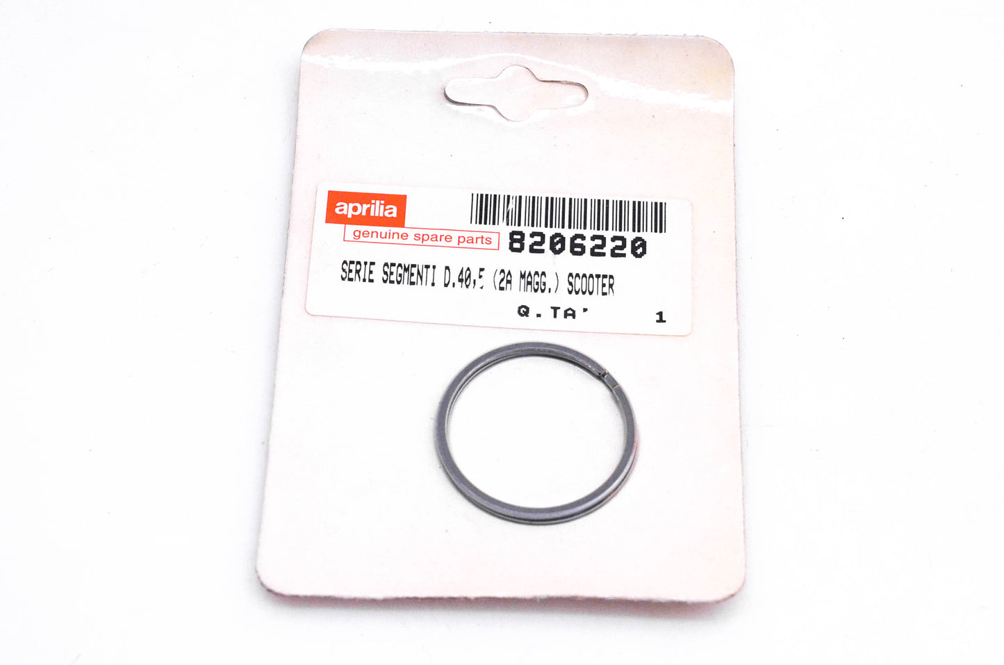 Aprilia 8206220 Piston Ring Kit NOS