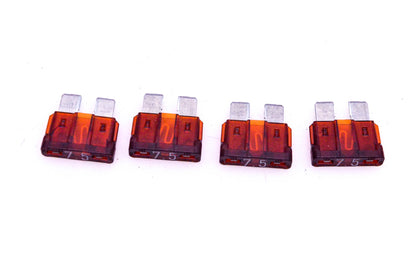 Aprilia 8112244 7.5amp Blade Fuses Qty 4 NOS
