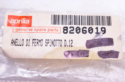 Aprilia 8206019 Piston Pin Clips Qty 2 NOS