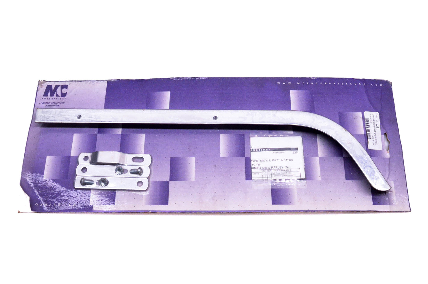 MC Enterprises 925 Universal Chrome Chain Guard Kit NOS