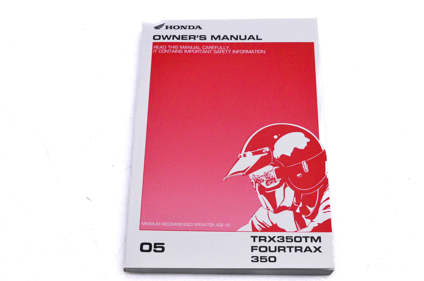 New OEM Honda 31HN4650 TRX350TM Fourtrax 350 Owner's Manual 2005 NOS