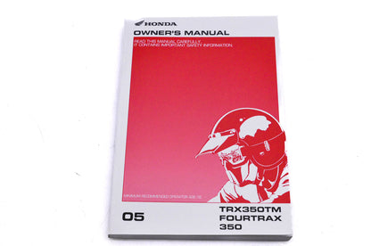 New OEM Honda 31HN4650 TRX350TM Fourtrax 350 Owner's Manual 2005 NOS