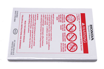 New OEM Honda 31HN4650 TRX350TM Fourtrax 350 Owner's Manual 2005 NOS