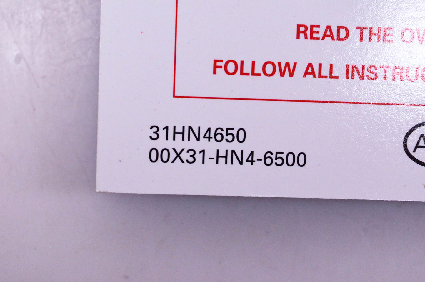 New OEM Honda 31HN4650 TRX350TM Fourtrax 350 Owner's Manual 2005 NOS