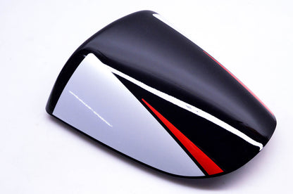 New OEM Suzuki 45500-34E40-019 Tail Cover Box Black w/ White/Red Trim NOS