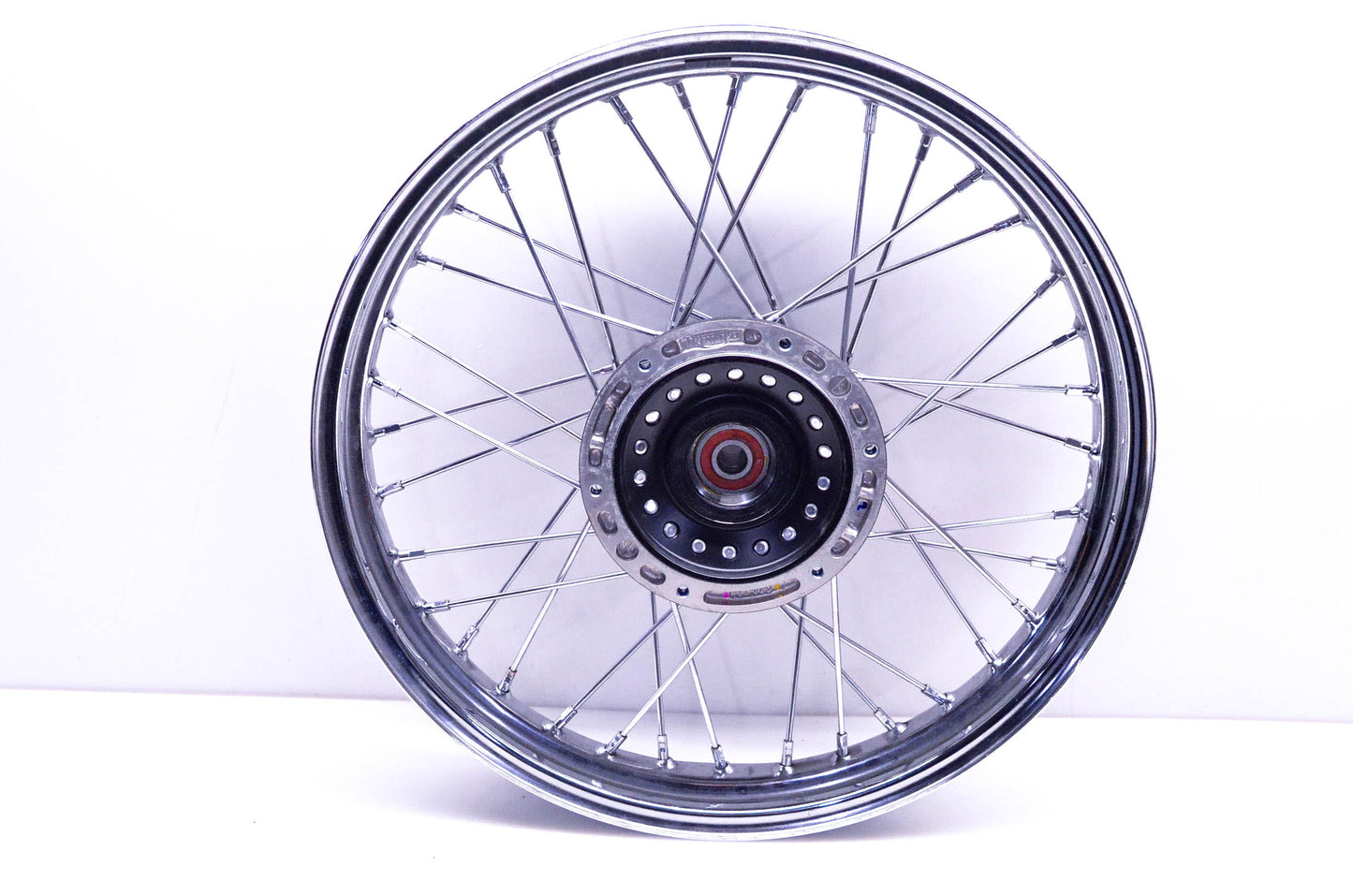 New OEM Triumph T2001143 Front Chrome Spoked Wheel Assembly NOS