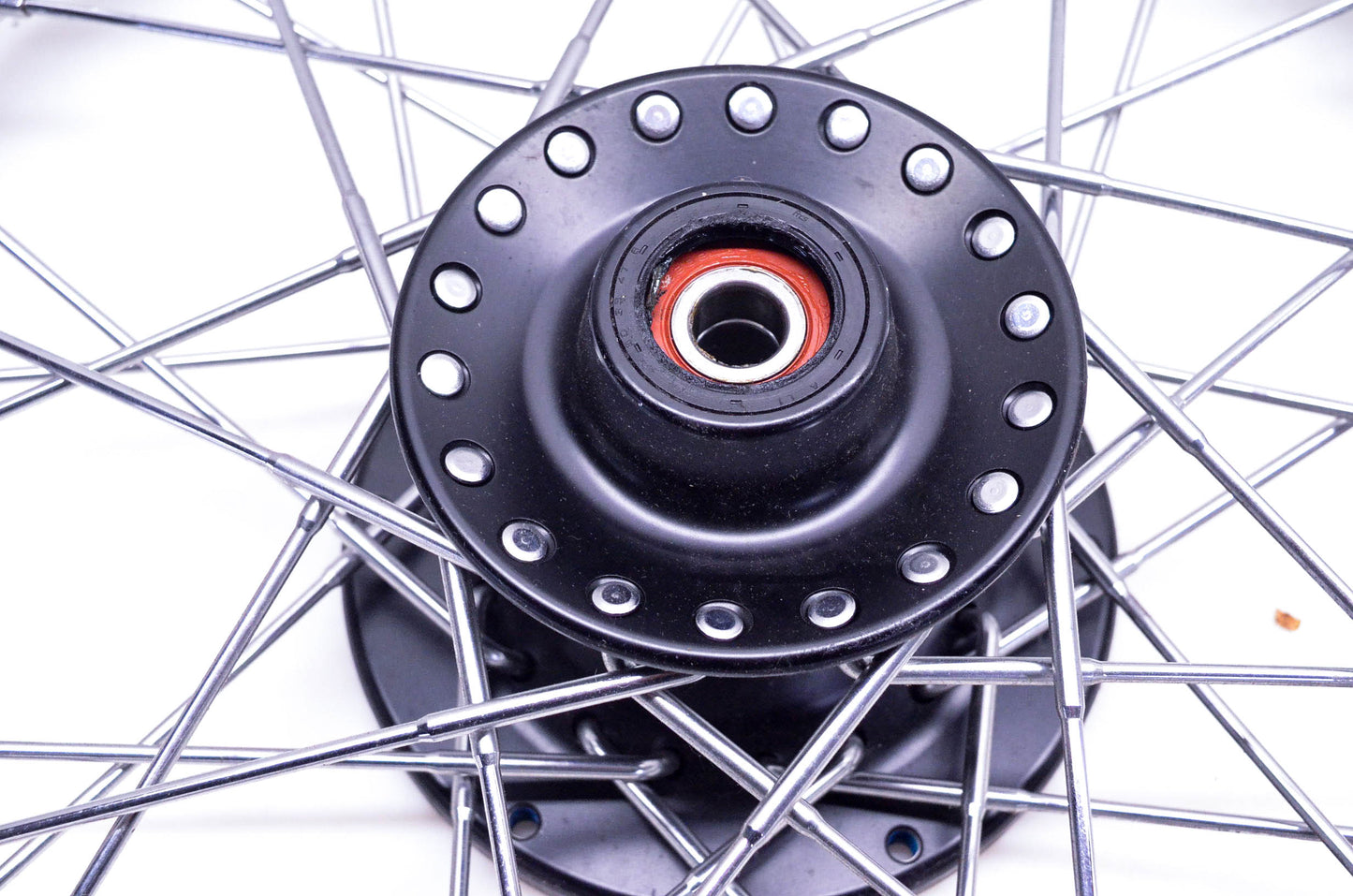 New OEM Triumph T2001143 Front Chrome Spoked Wheel Assembly NOS