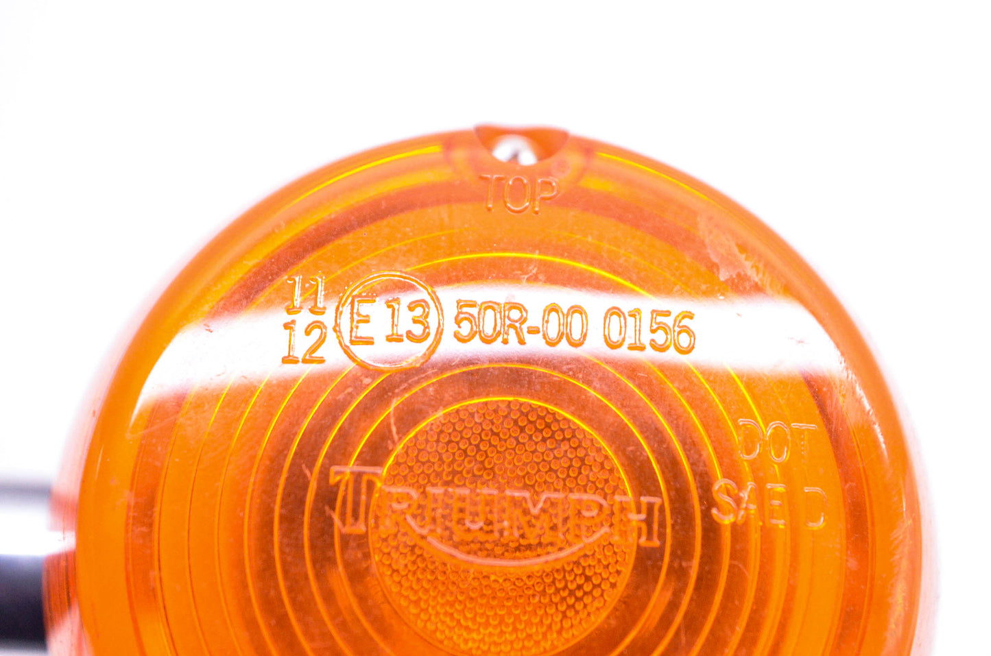 OEM Triumph 50R-00 0156, 92-1134 Amber Bullet Blink Turn Signal w/ 8.5cm Stem
