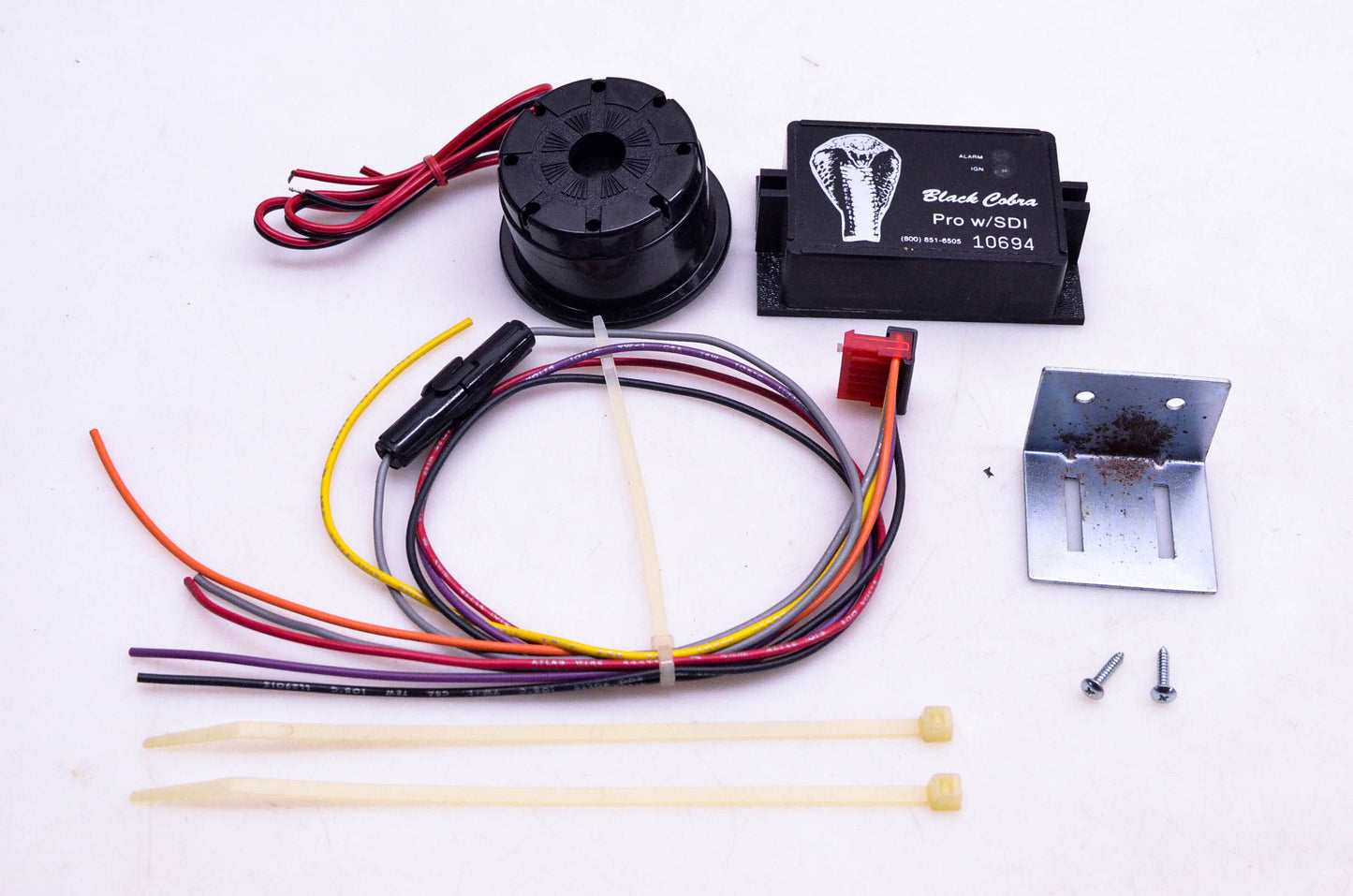 King Cobra 10694 Black Cobra Pro w/ SDI Alarm System Kit NOS