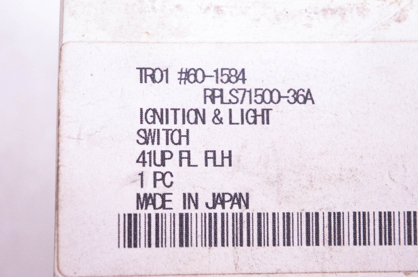 Aftermarket 60-1584, 71500-36A Ignition Light Switch Kit NOS