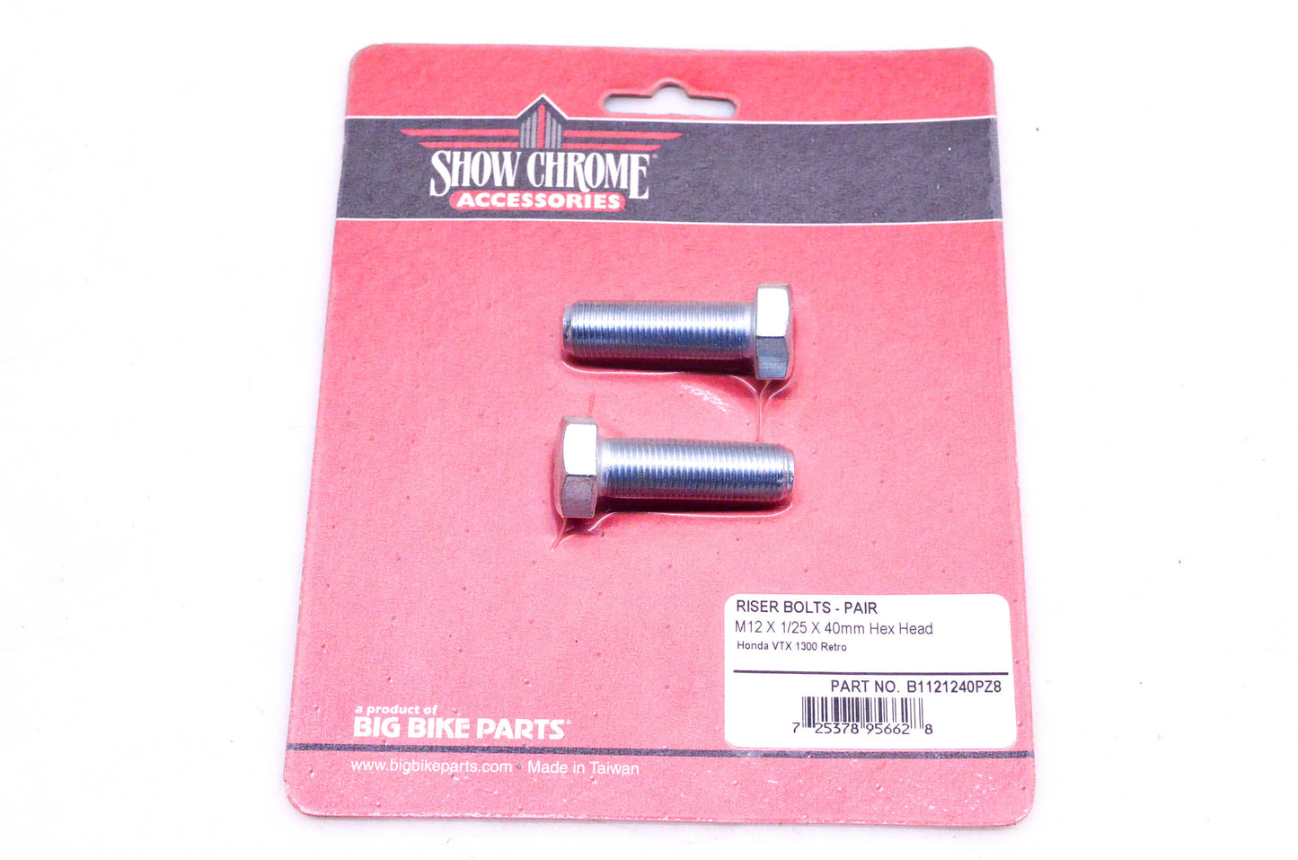 Show Chrome B1121240PZ8 Riser Bolt Kit NOS