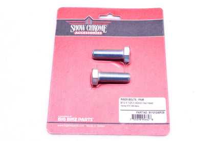 Show Chrome B1121240PZ8 Riser Bolt Kit NOS