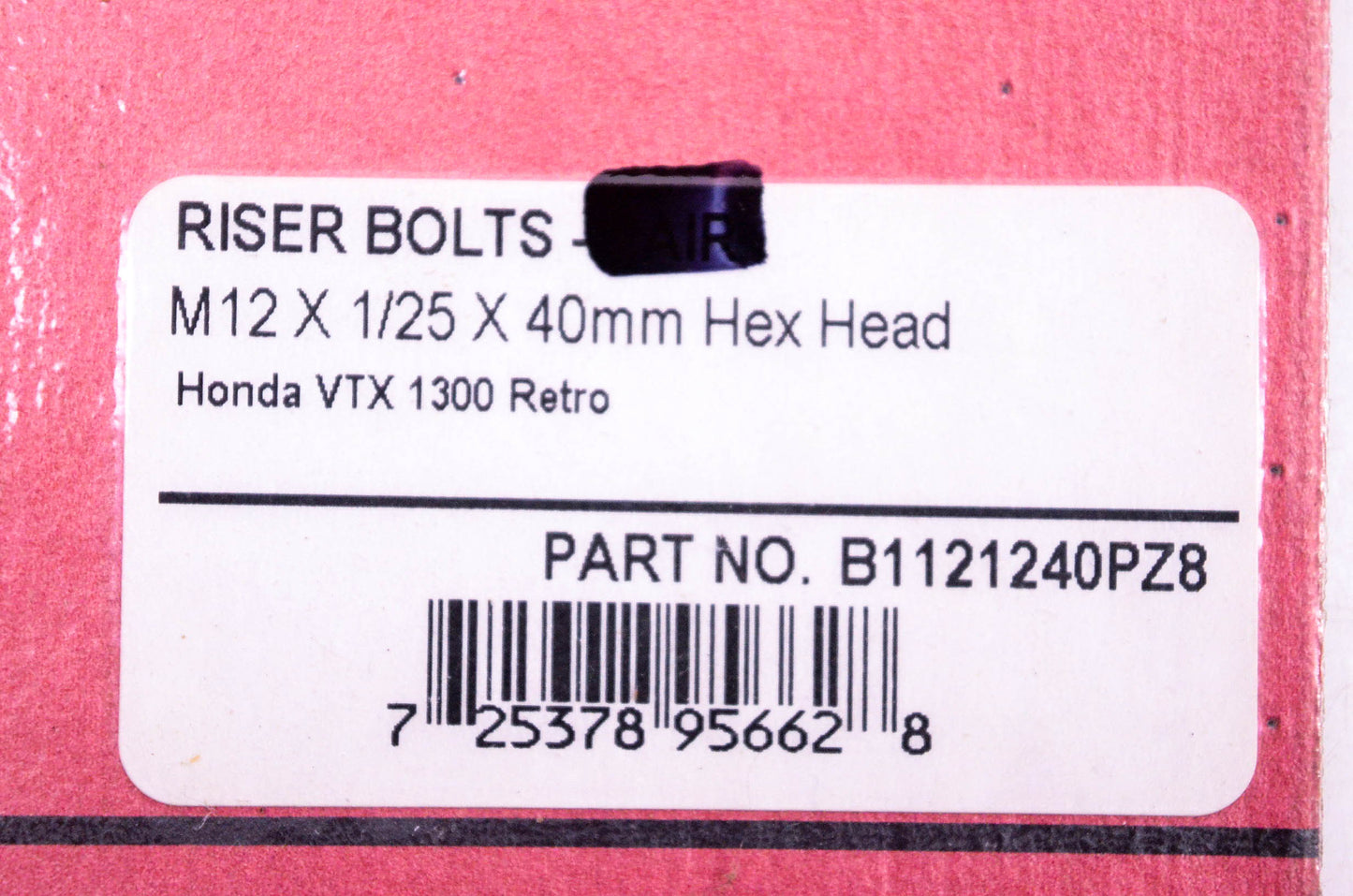 Show Chrome B1121240PZ8 Riser Bolt Kit NOS