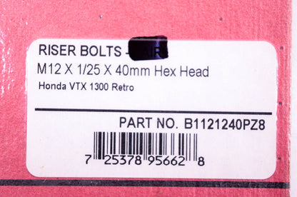 Show Chrome B1121240PZ8 Riser Bolt Kit NOS