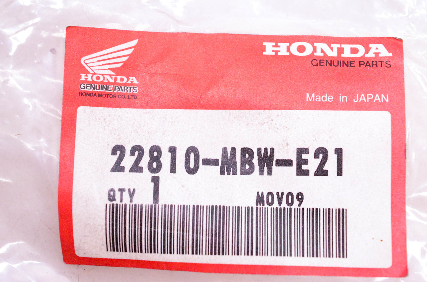 New OEM Honda 22810-MBW-E21 Clutch Lever NOS