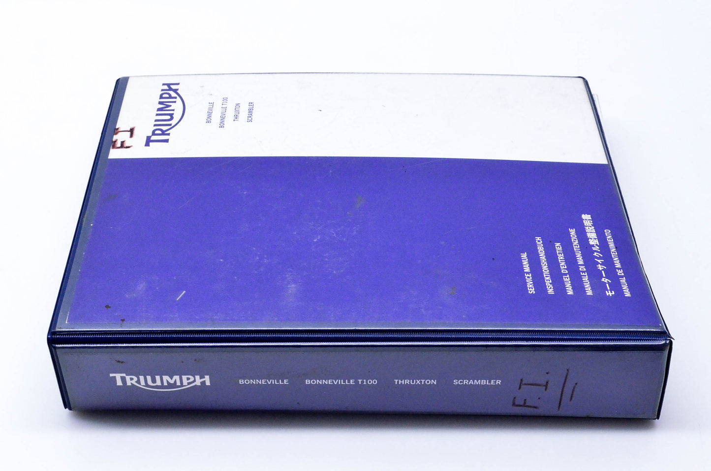 OEM Triumph 3856370 Bonneville/T100 Thruxton Scrambler Service Manual