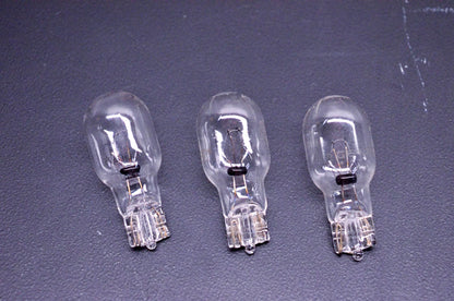 General Electric 906 12v 9w Wedge Bulbs QTY 3 NOS