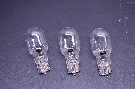 General Electric 906 12v 9w Wedge Bulbs QTY 3 NOS