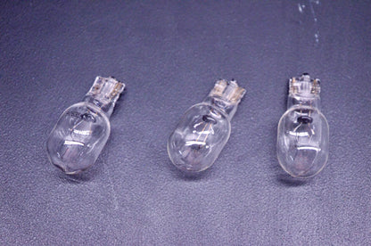 General Electric 906 12v 9w Wedge Bulbs QTY 3 NOS