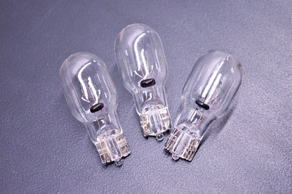 General Electric 906 12v 9w Wedge Bulbs QTY 3 NOS