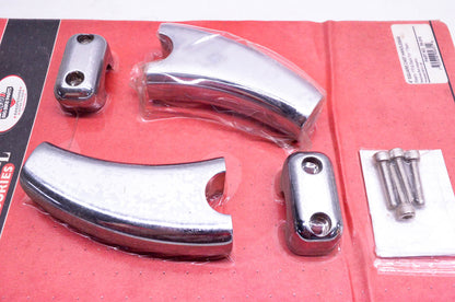 Show Chrome 55-316 Square 4" Cast Handlebar 1" Riser Kit NOS