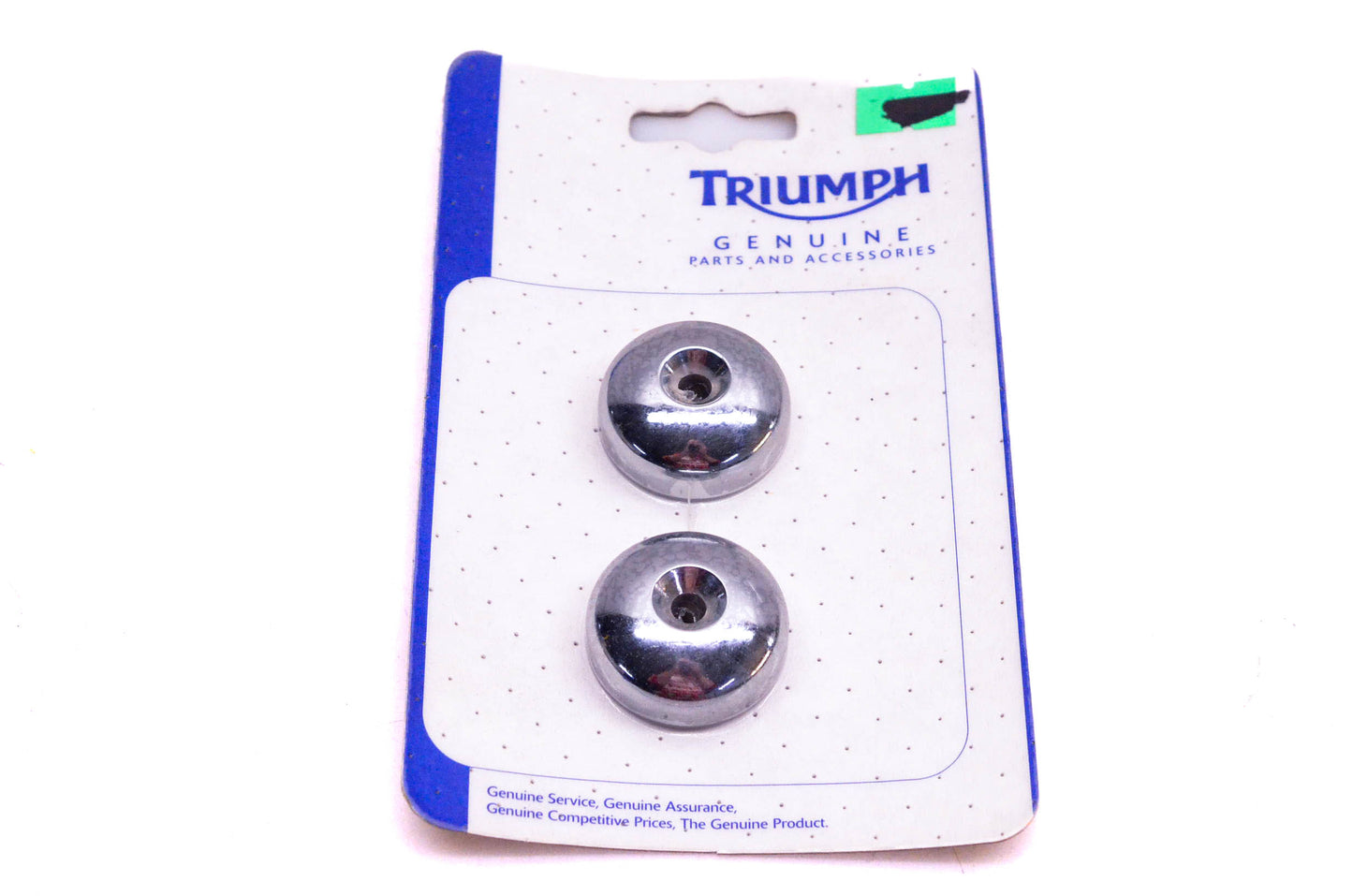 New OEM Triumph A9738169 Chrome Bar End Weight Kit NOS