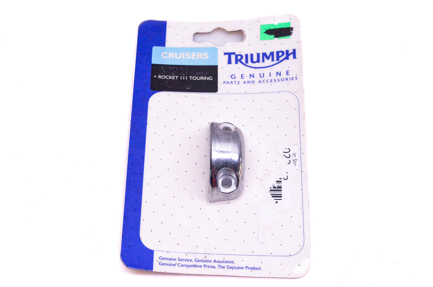 New OEM Triumph A9738157 Chrome Switchcube Clamp NOS