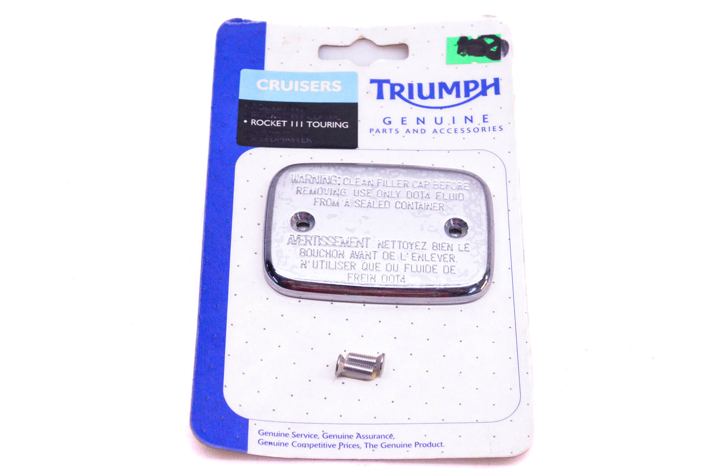 New OEM Triumph A9738155 Master Cylinder Reservoir Cap Kit NOS