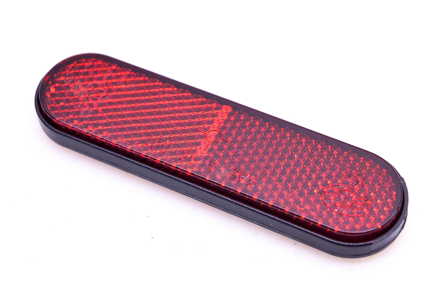 New OEM Triumph 771425, 24012 Red Oval 1"x3-7/8" Reflector NOS